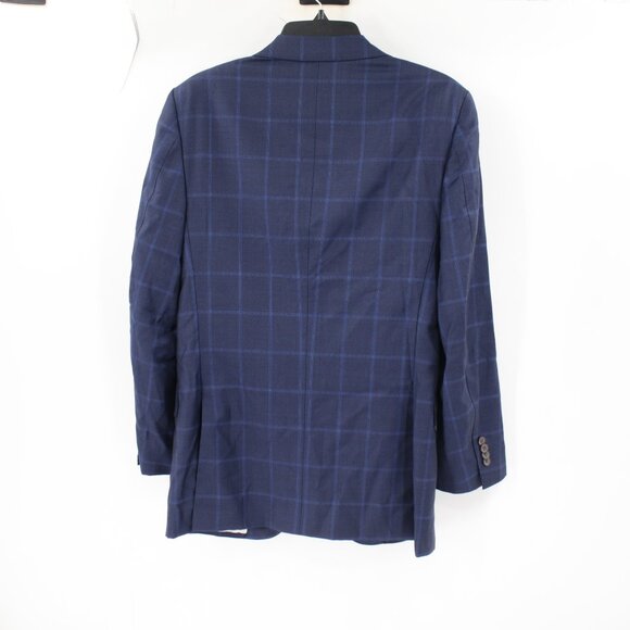 Suitsupply Sport Coat Mens 38R Lazio Slim TWo Button Plaid Pure Wool Super 110s - Picture 3 of 16